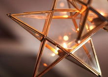 Charger l&#39;image dans la galerie, Star Tealight Candle Holder Handmade Ornament Gift Namaste Recycled

