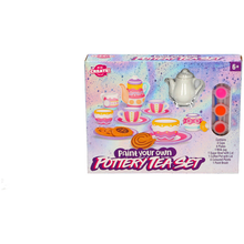 Load image into Gallery viewer, Paint Your Own Tea Set Dolly Teddy Party Pretend Present Gift Toy

